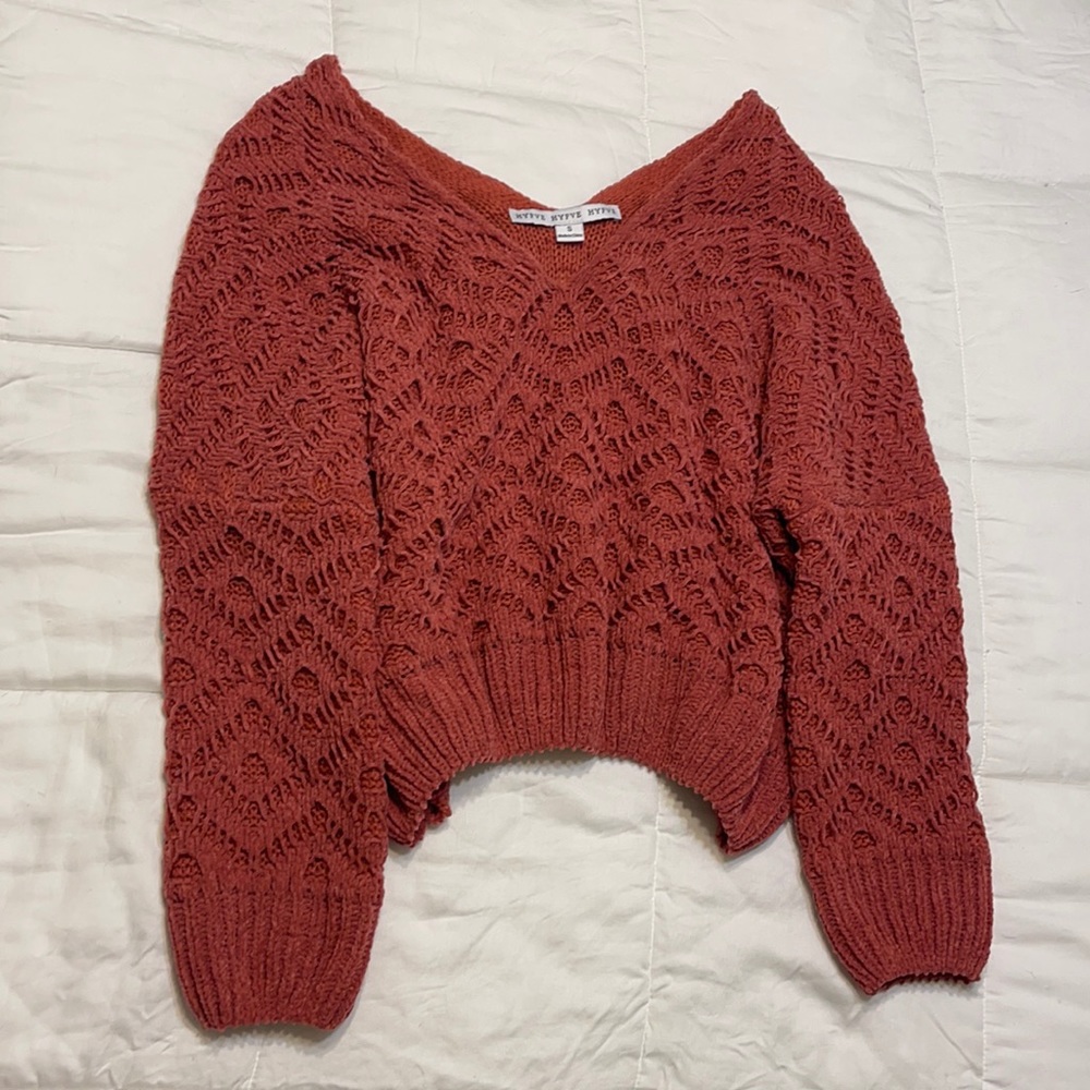 Small pink sweater